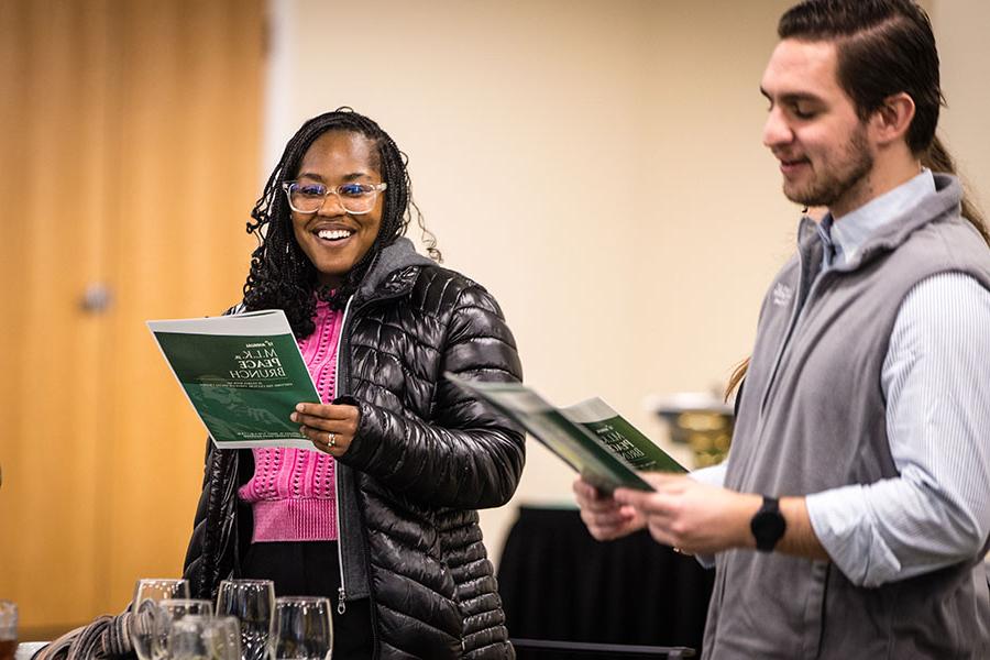 The Northwest community annually gathers for the University's Peace Brunch as part of its Celebration Week to reflect on the legacy of Martin Luther King Jr. (Photo by Lauren Adams/Northwest Missouri State University)